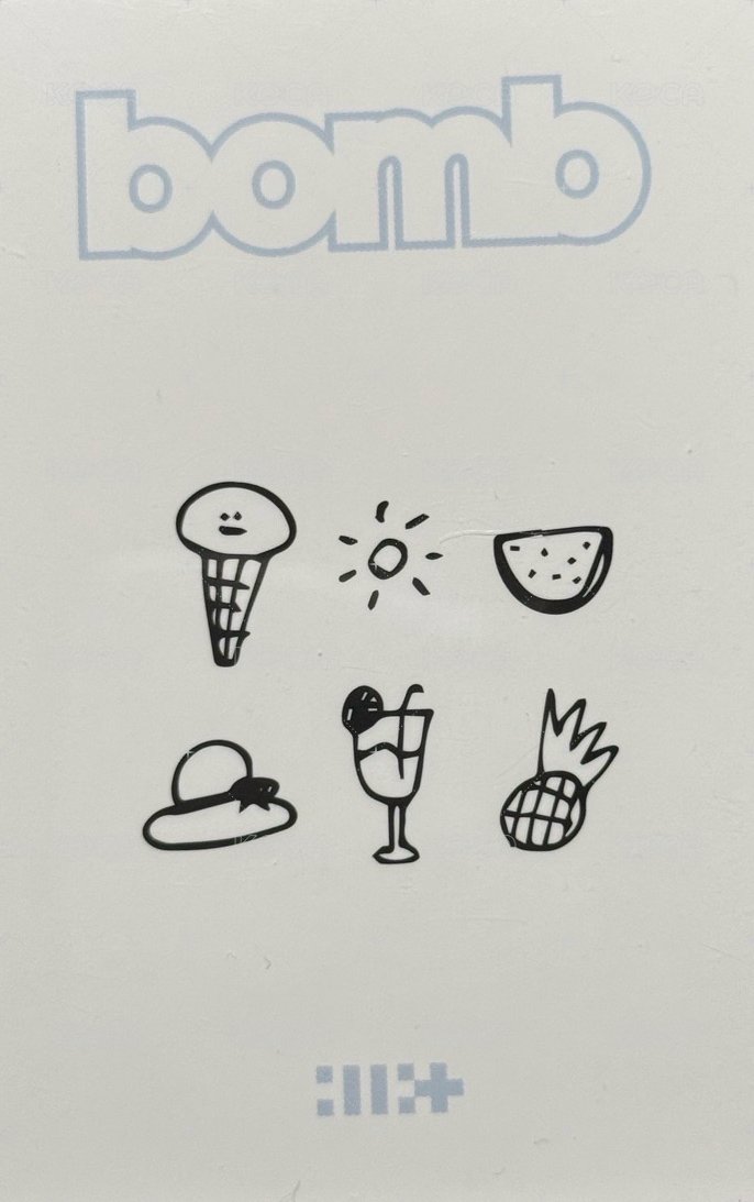 bomb yzy 5.0 幸運卡  背面