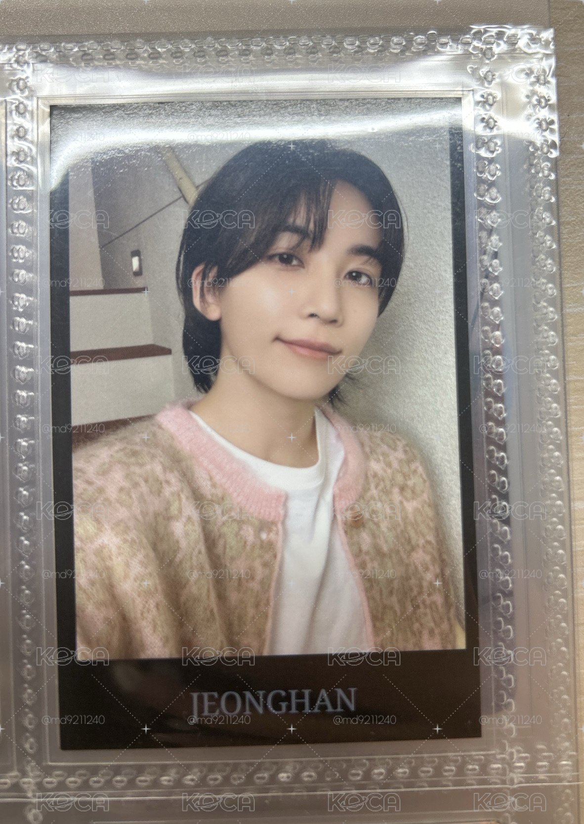 seventeen 淨漢 24克拉島 拍立得卡