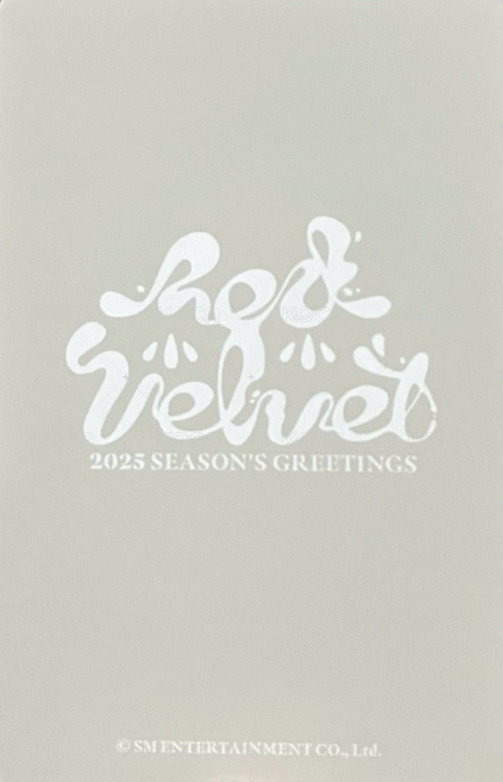 2025年曆 隨機卡 B ver. 背面