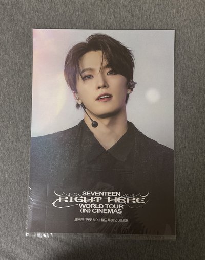 RIGHT HERE 電影特典海報 圓 燦