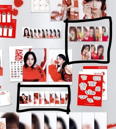 娜璉年曆特典含固配明信片跟小卡