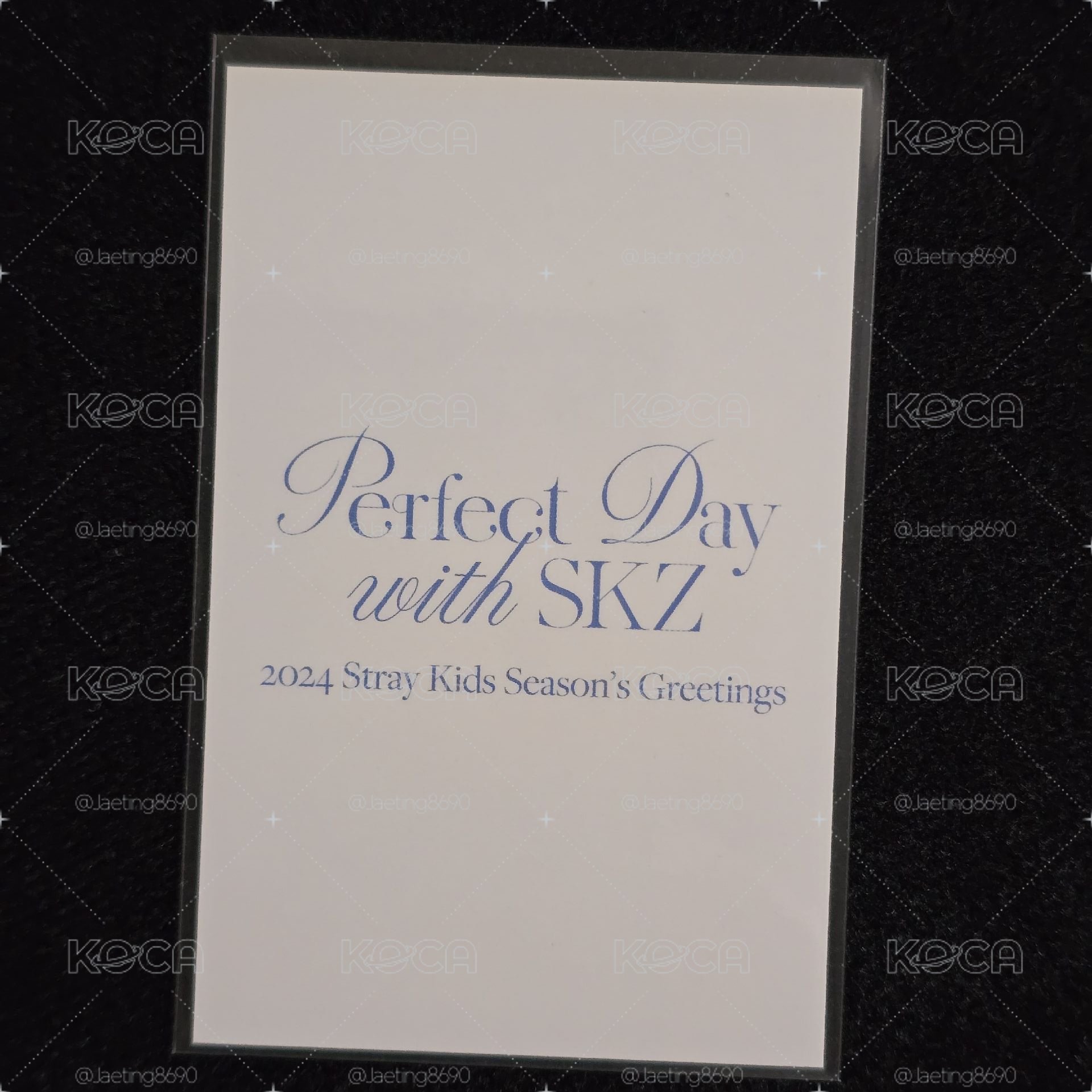Stray Kids 2024 SEASON'S GREETINGS 年曆韓通K4特典卡🐽🐰彰彬