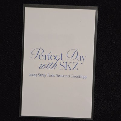 Stray Kids 2024 SEASON'S GREETINGS 年曆韓通K4特典卡🐽🐰彰彬