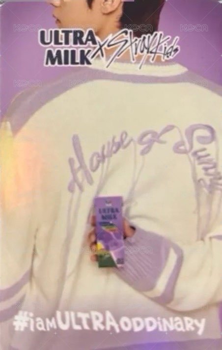 Ultra Milk 3.0 代言卡  背面