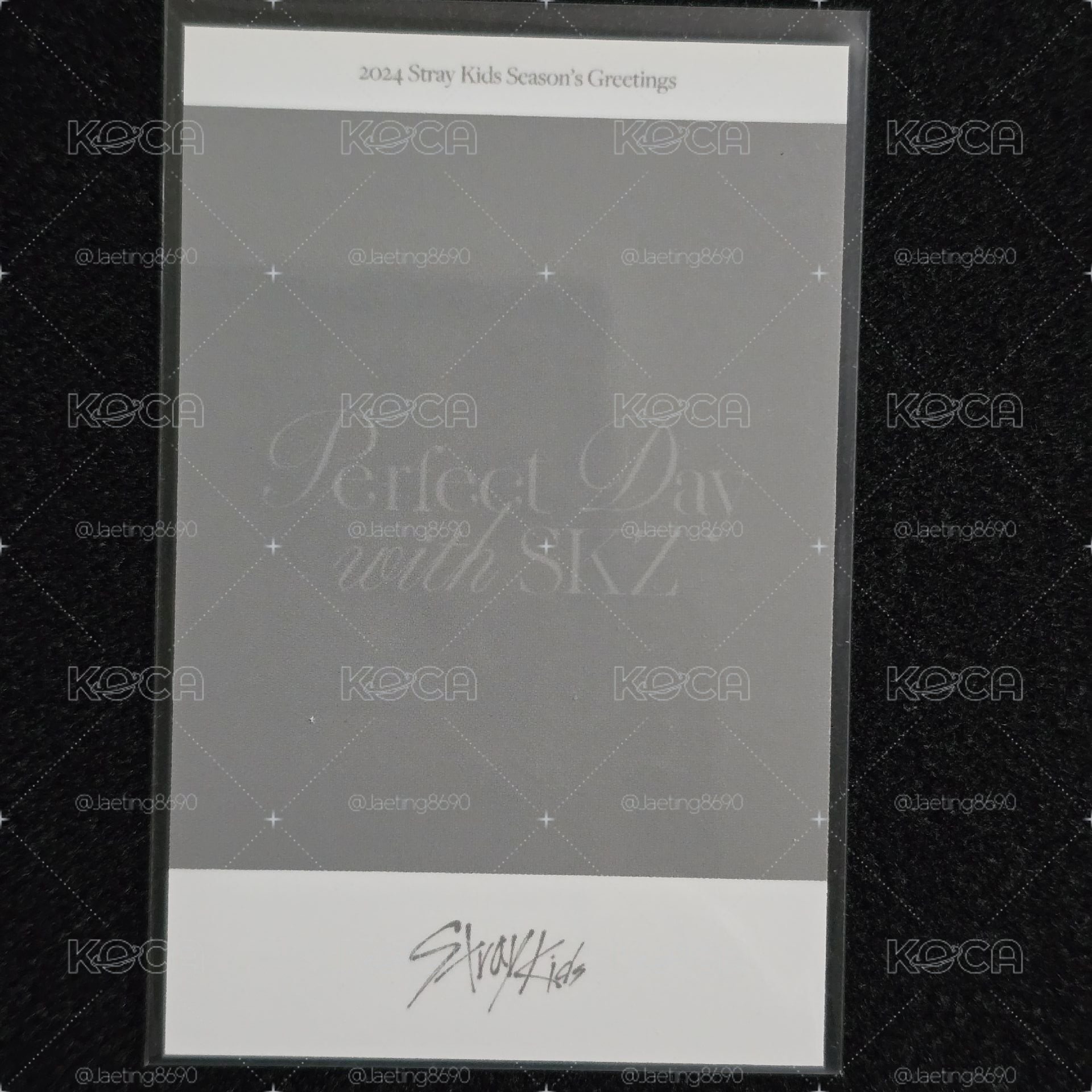 Stray Kids 2024 SEASON'S GREETINGS 年曆韓通EL特典卡🐽🐰彰彬