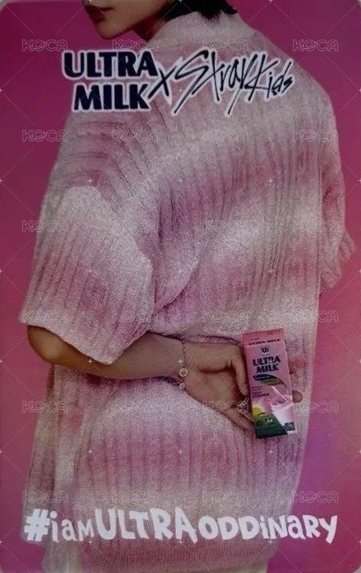 Ultra Milk 3.0 代言卡  背面