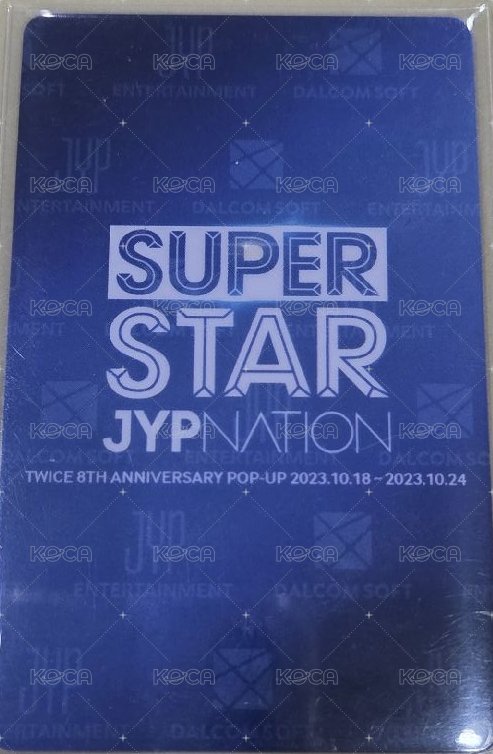 八週年快閃 遊戲卡  背面