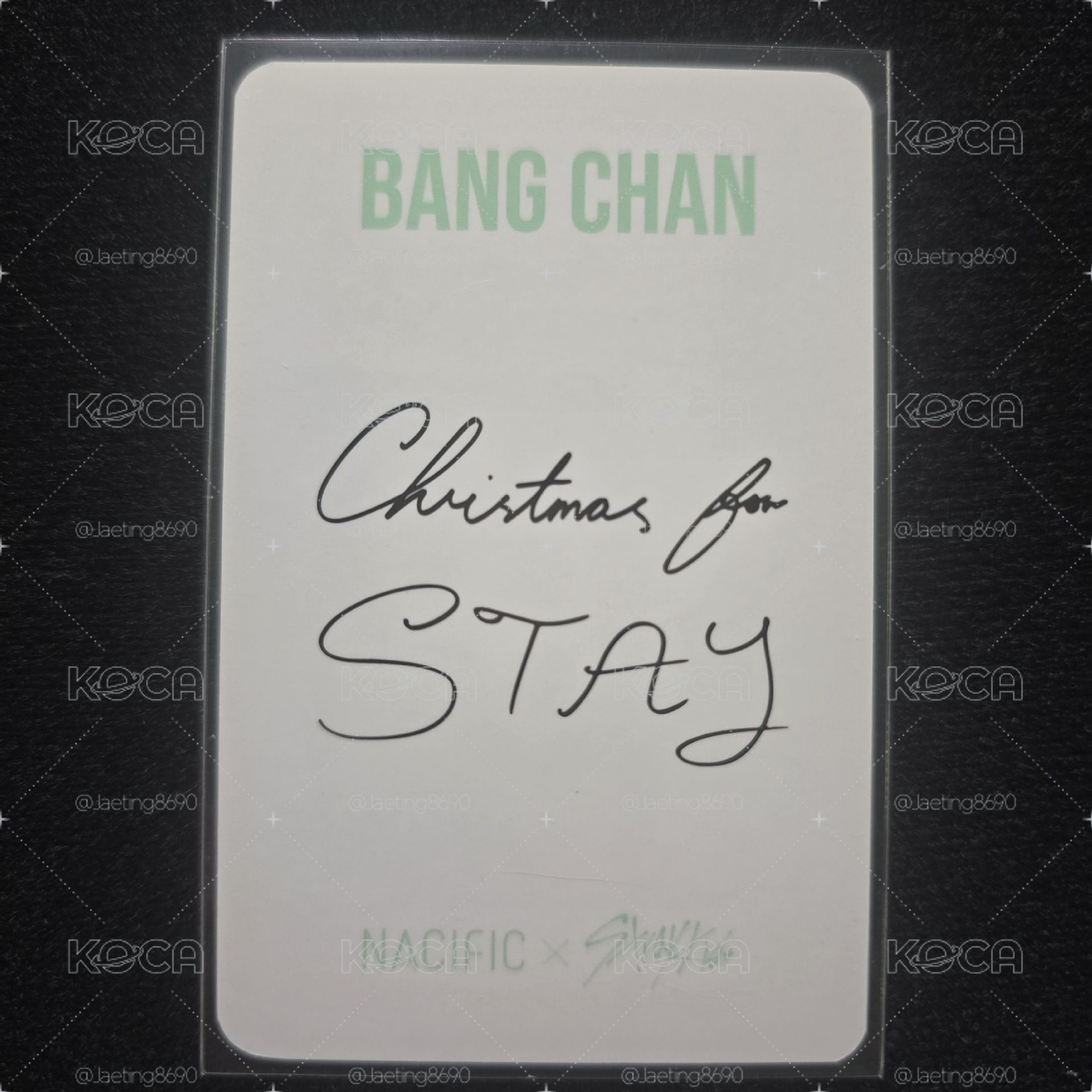 Stray Kids NACIFIC×SKZ 15.0 化妝代言卡🐺方燦