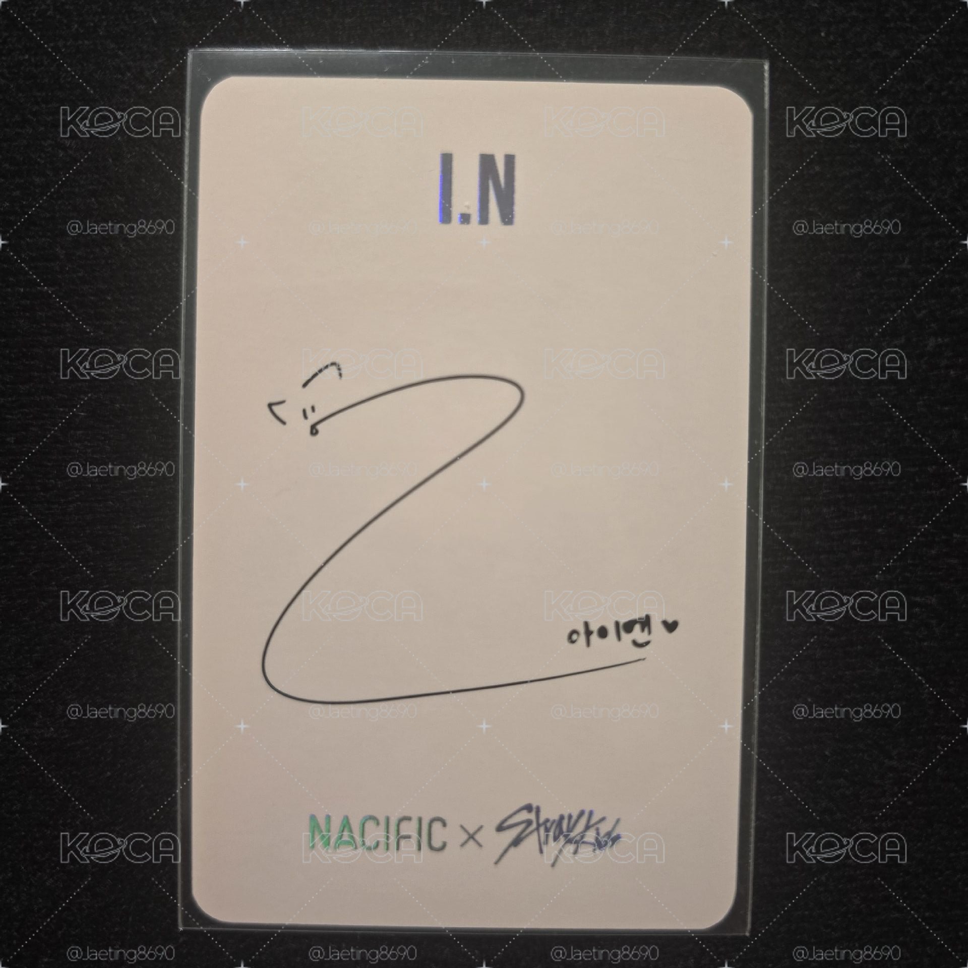 Stray Kids NACIFIC×SKZ 7.0 代言卡🦊I.N 精寅