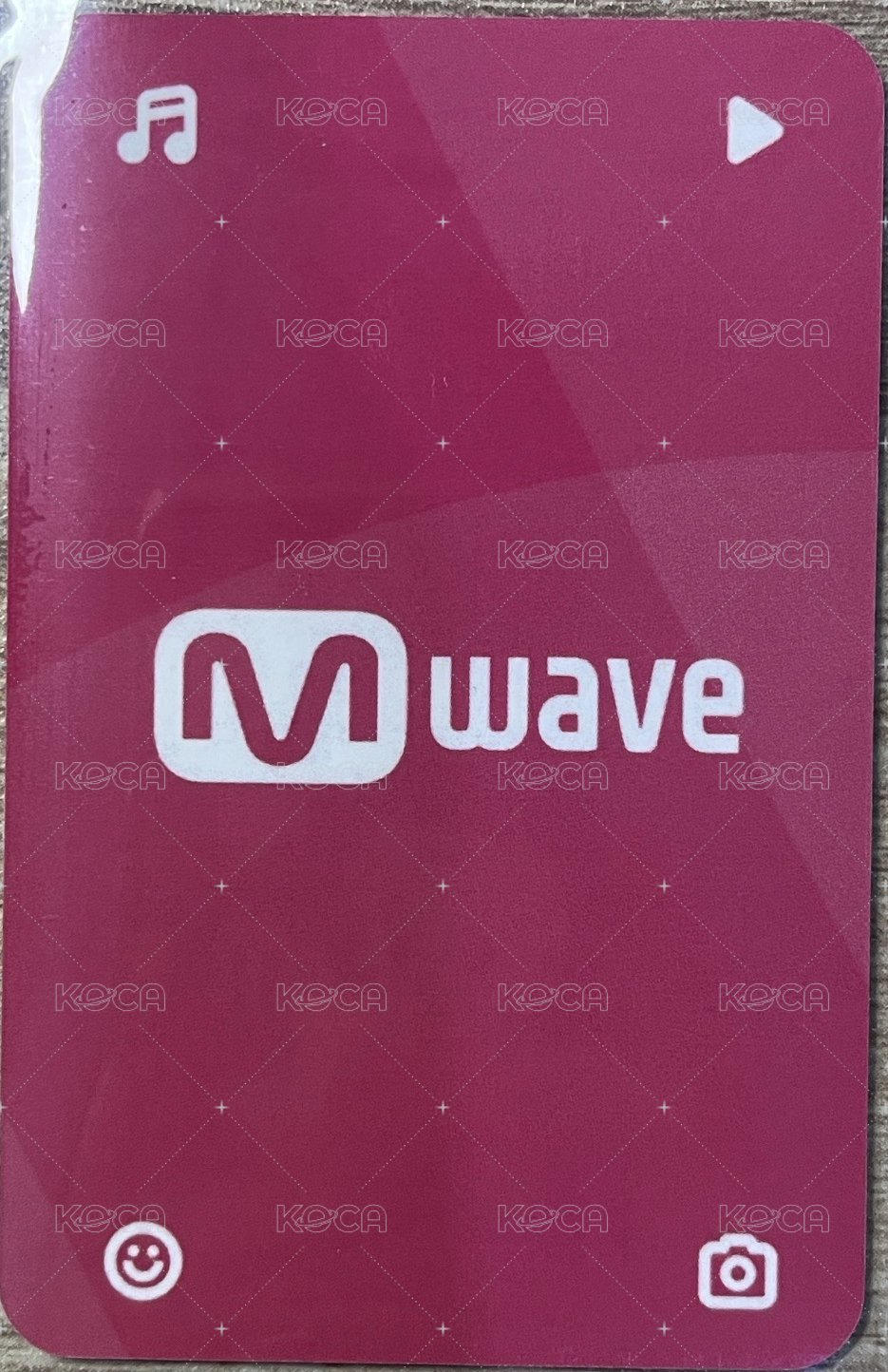 迷一 MWAVE 特典卡 團簽專特典卡 背面