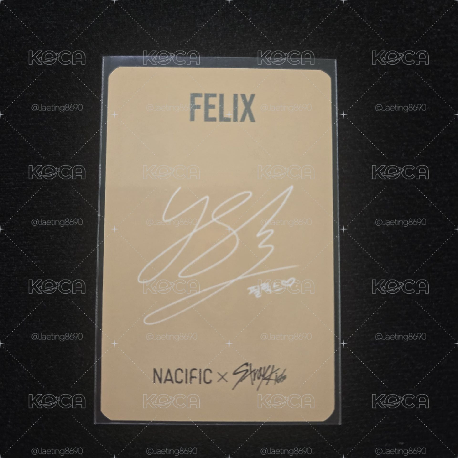 Stray Kids NACIFIC×SKZ 9.0 代言卡🐥Felix 李龍馥 菲菲