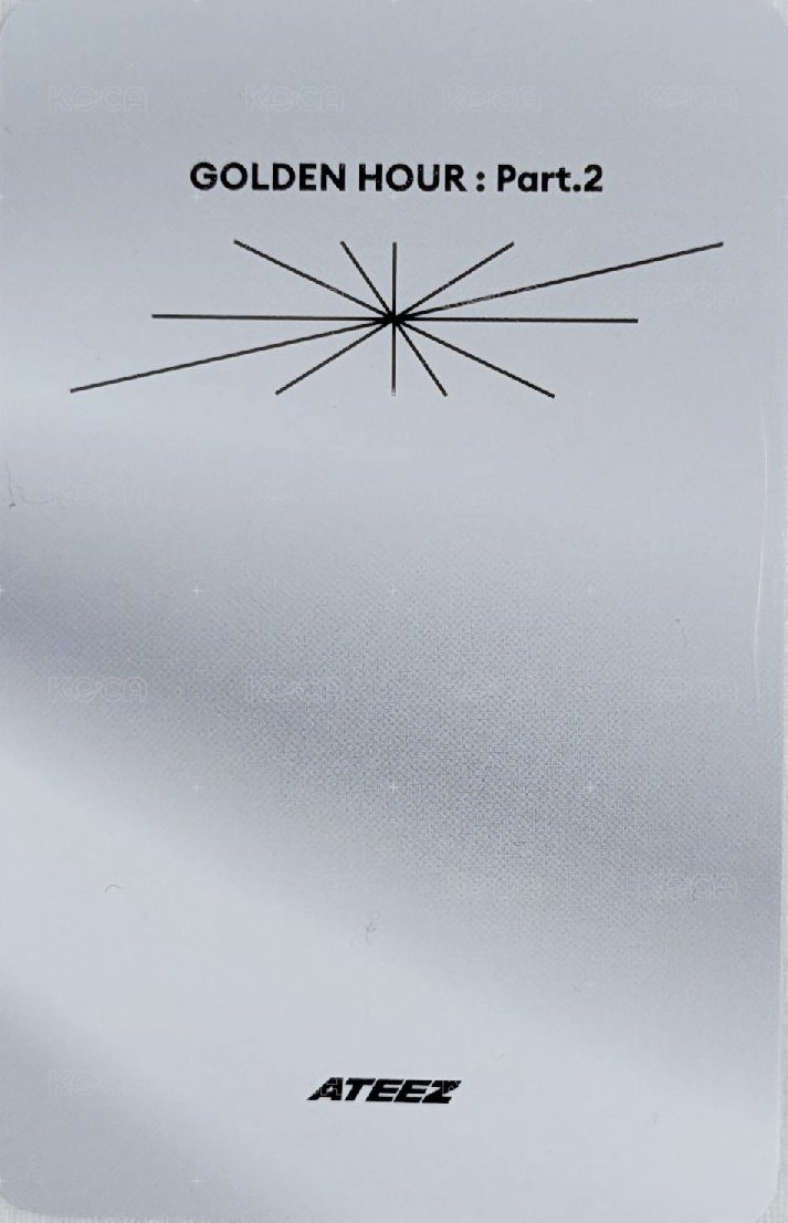 GH2 快閃店 周邊卡 HAIRPIN 髮夾卡 背面