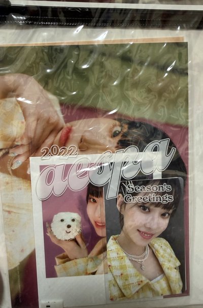 aespa 2022年曆後續 karina winter