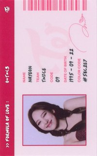 正規三 專輯卡 ID卡