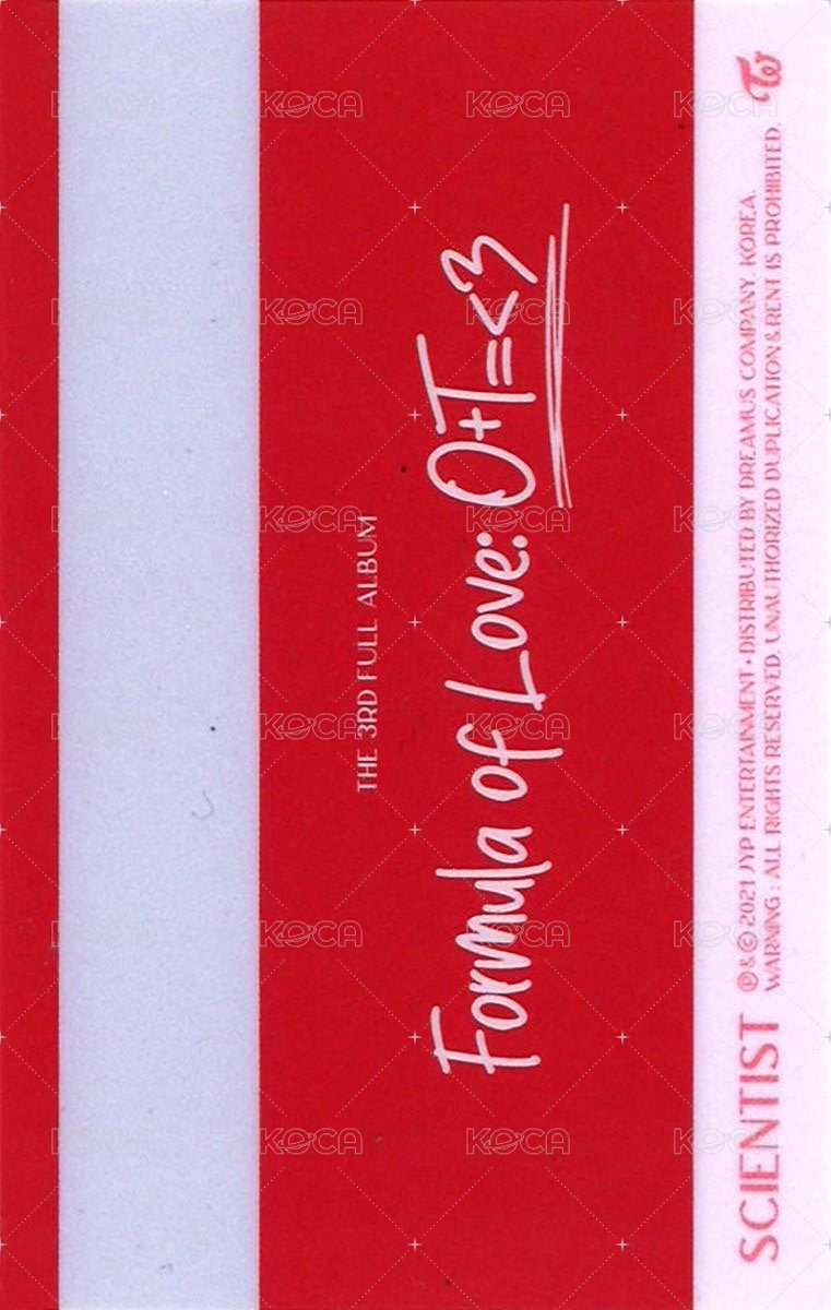 正規三 專輯卡 ID卡 背面