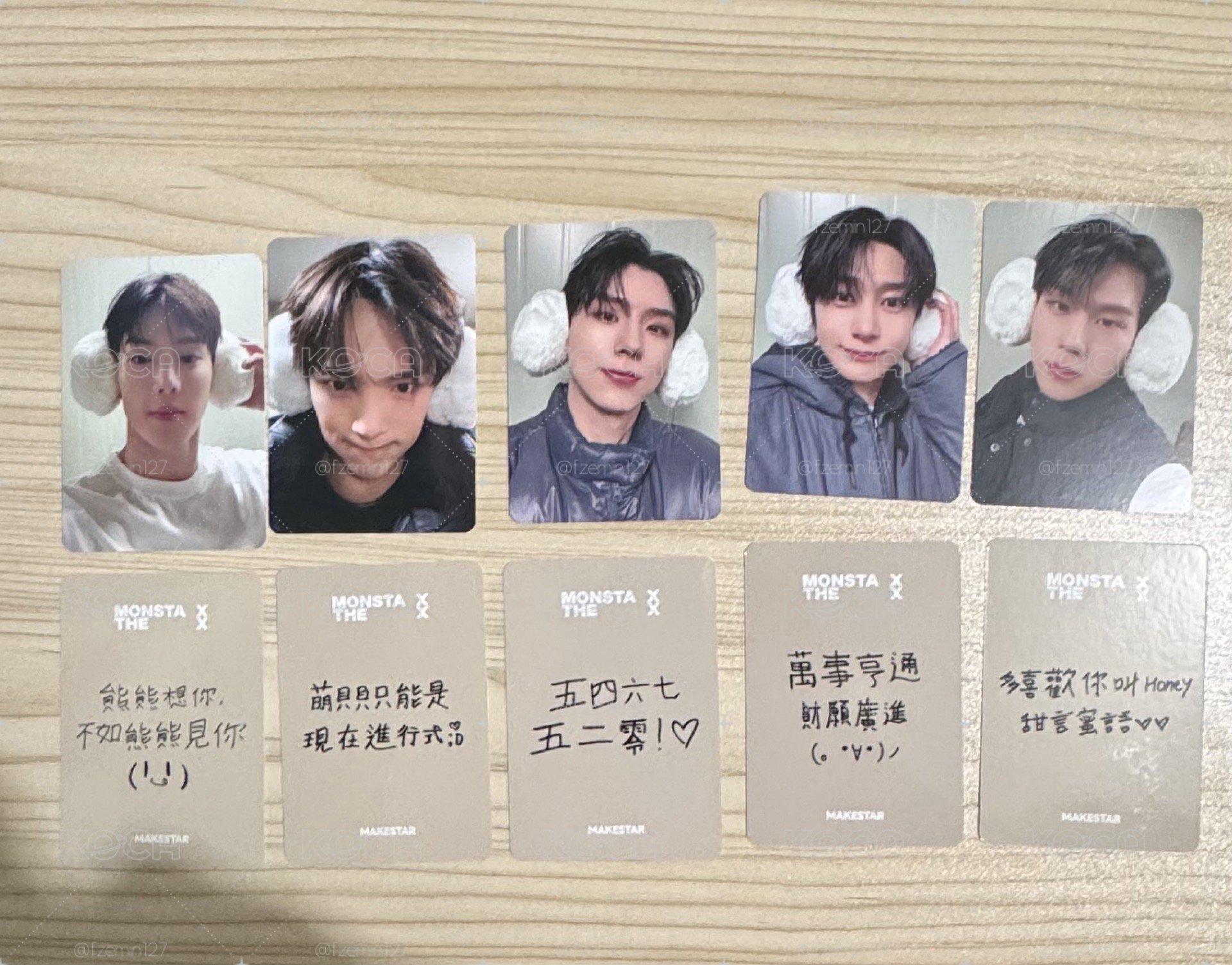 Monsta X MS 台北簽售卡