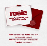 rosie Listening party