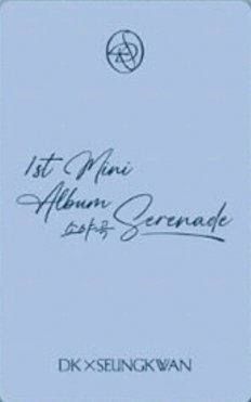 𝐃x𝐒 ‘소야곡’ 電子專 B 專輯卡  背面