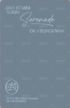 𝐃x𝐒 ‘소야곡’ COMPACT ver 專輯卡  背面