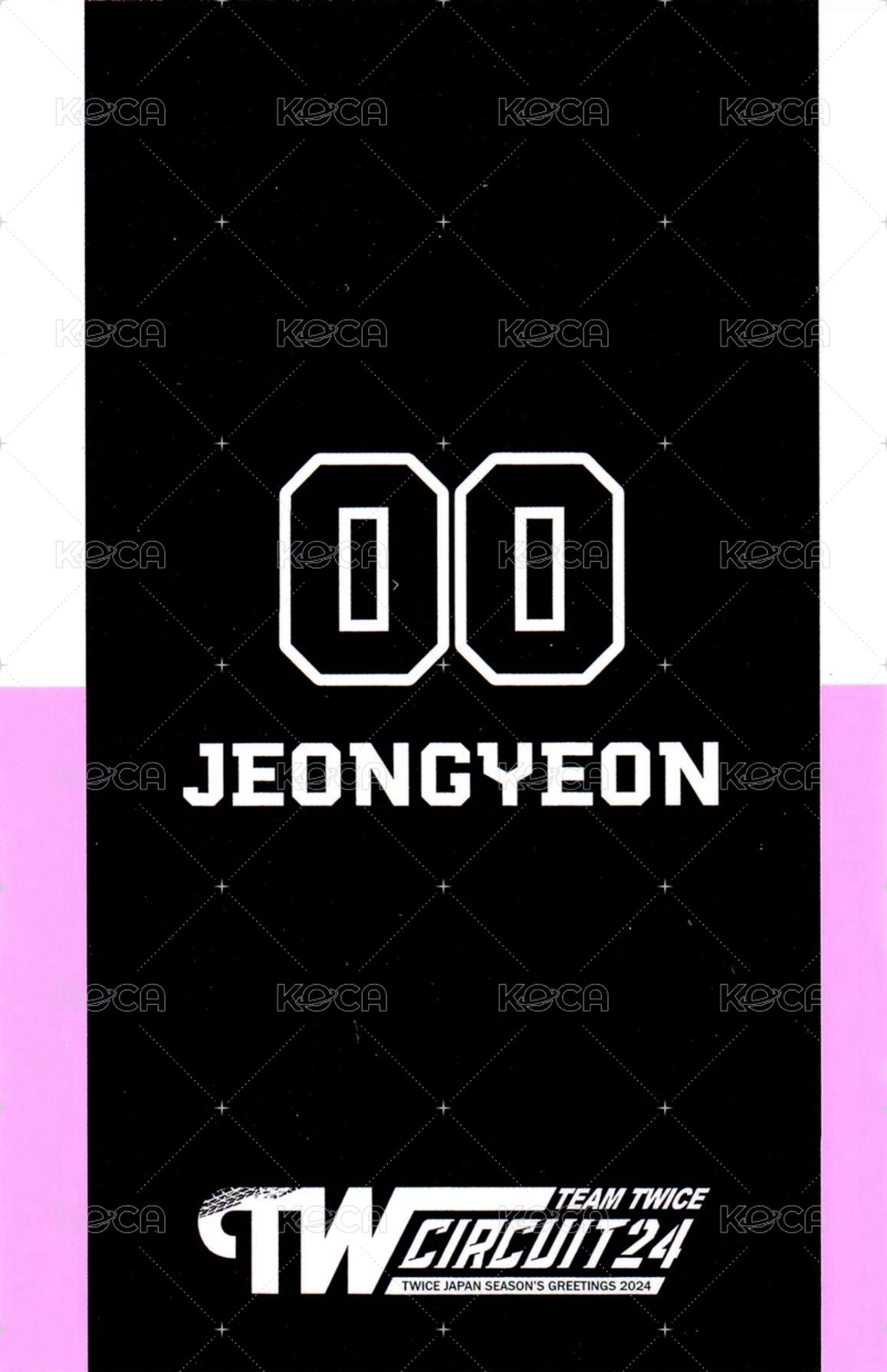 24’ 日本年曆 年曆卡  背面