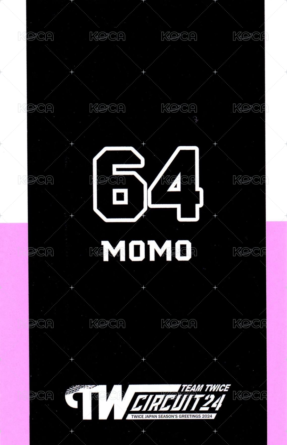 24’ 日本年曆 年曆卡  背面