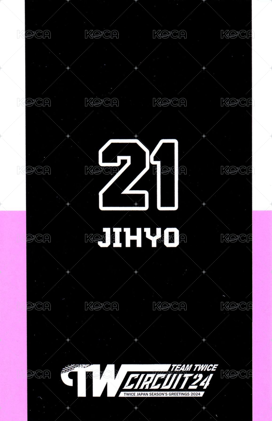 24’ 日本年曆 年曆卡  背面