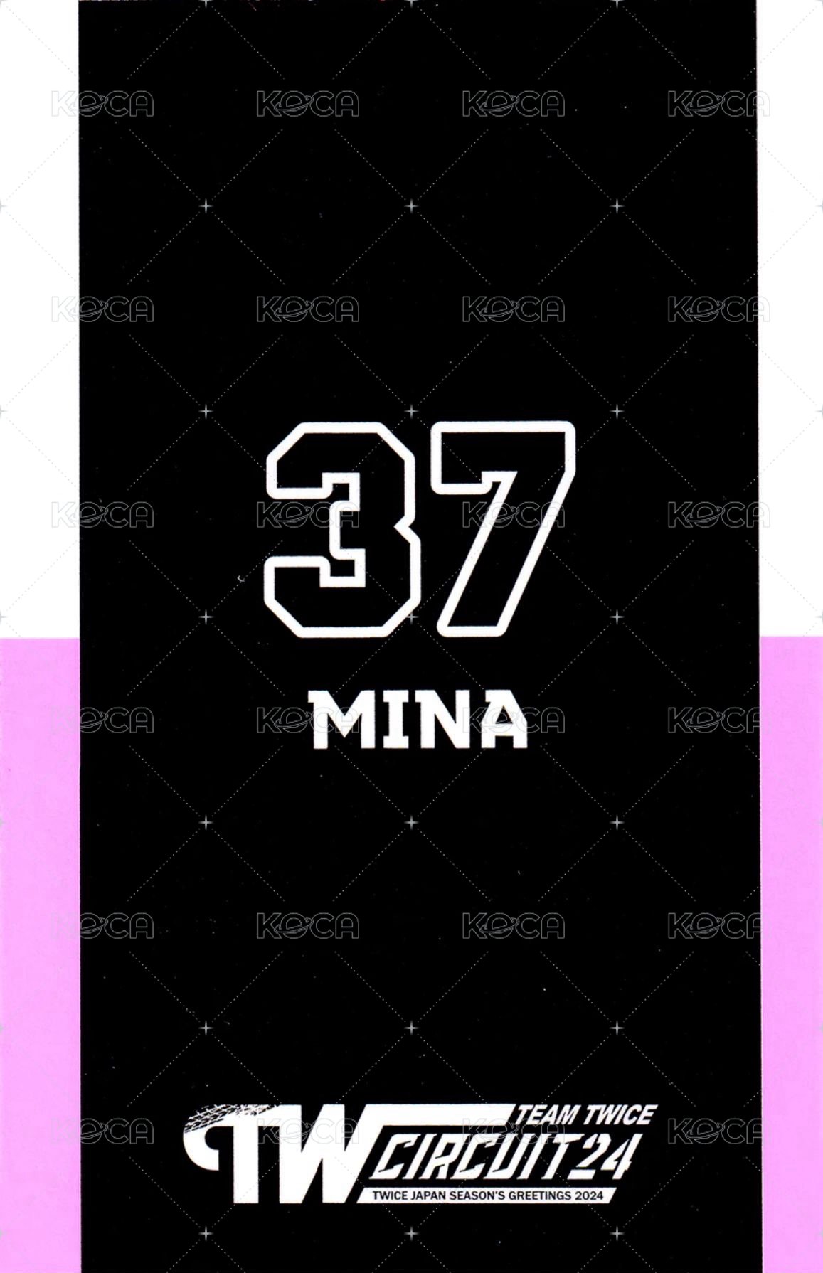 24’ 日本年曆 年曆卡  背面