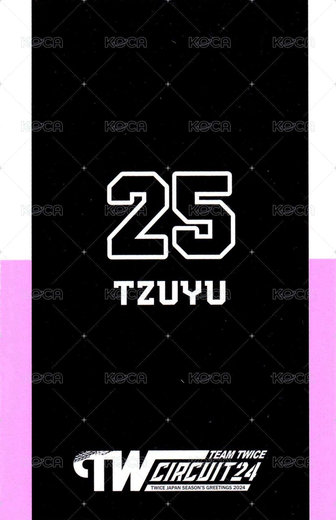 24’JP年曆 年曆卡  背面