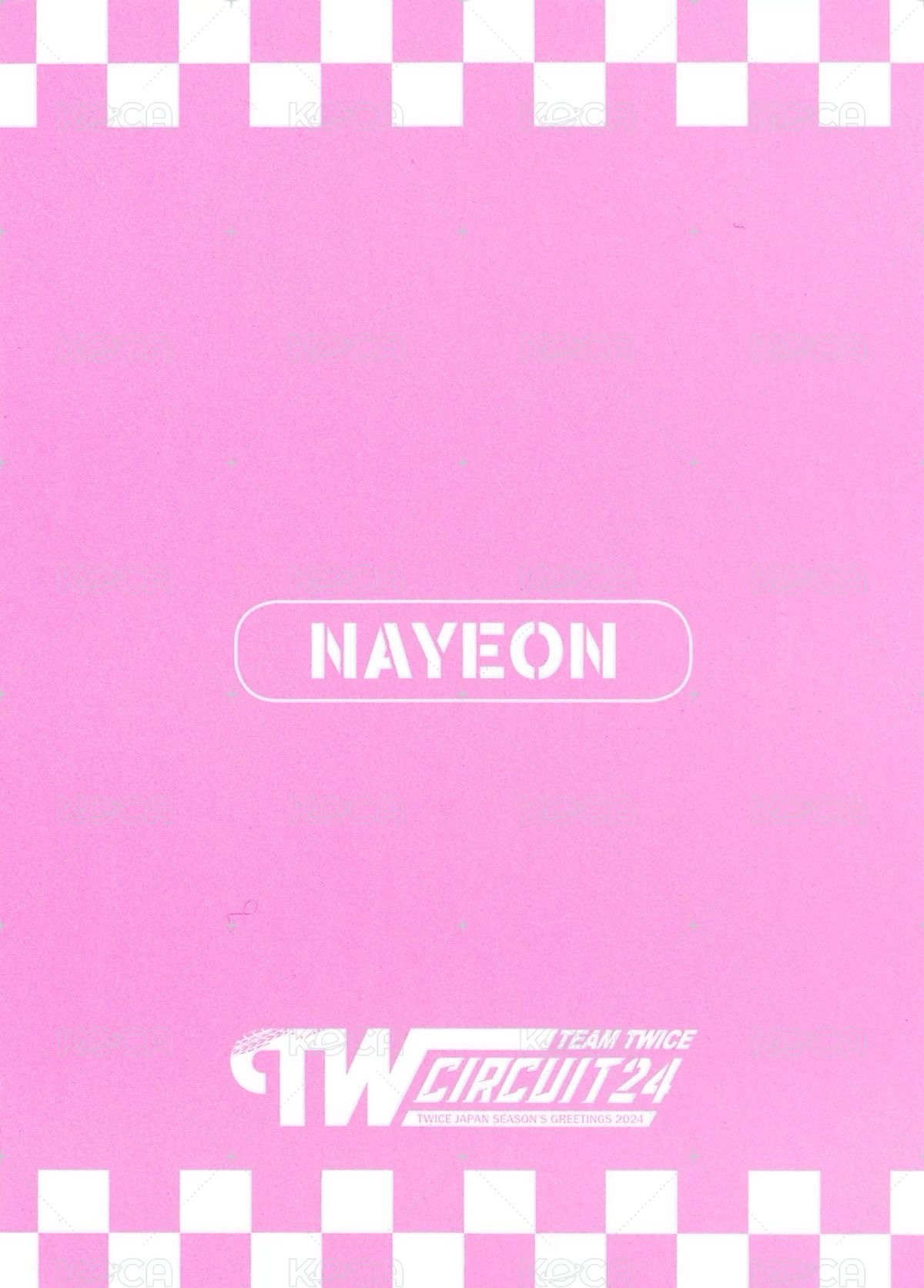 24’JP年曆 會員禮卡  背面