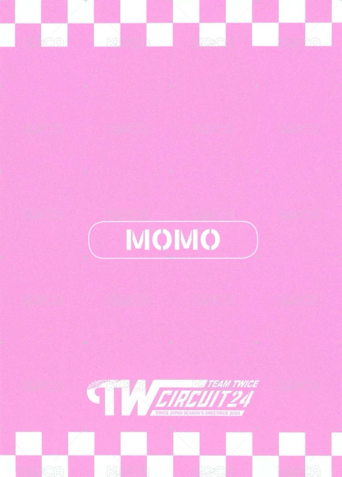 24’JP年曆 會員禮卡  背面