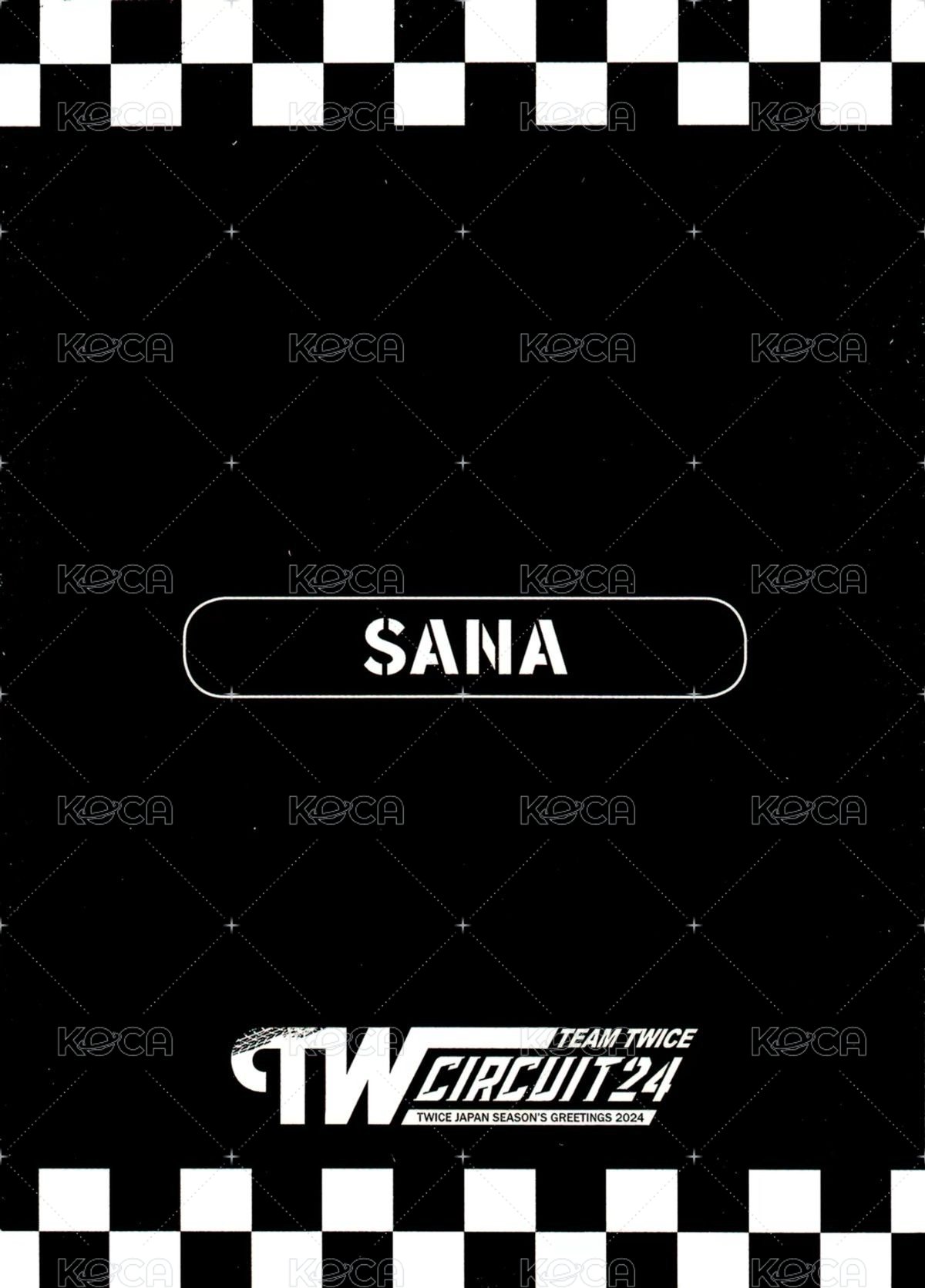 24’ 日本年曆 會員禮卡  背面