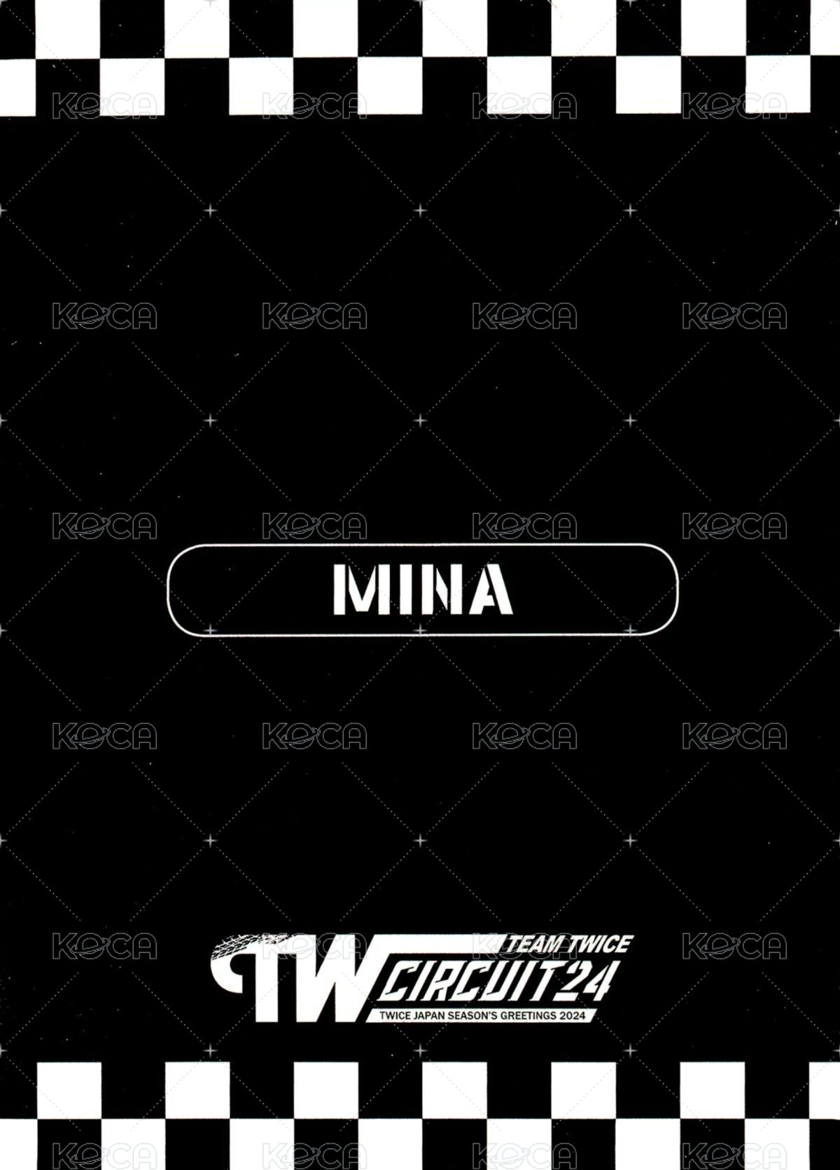 24’JP年曆 會員禮卡  背面