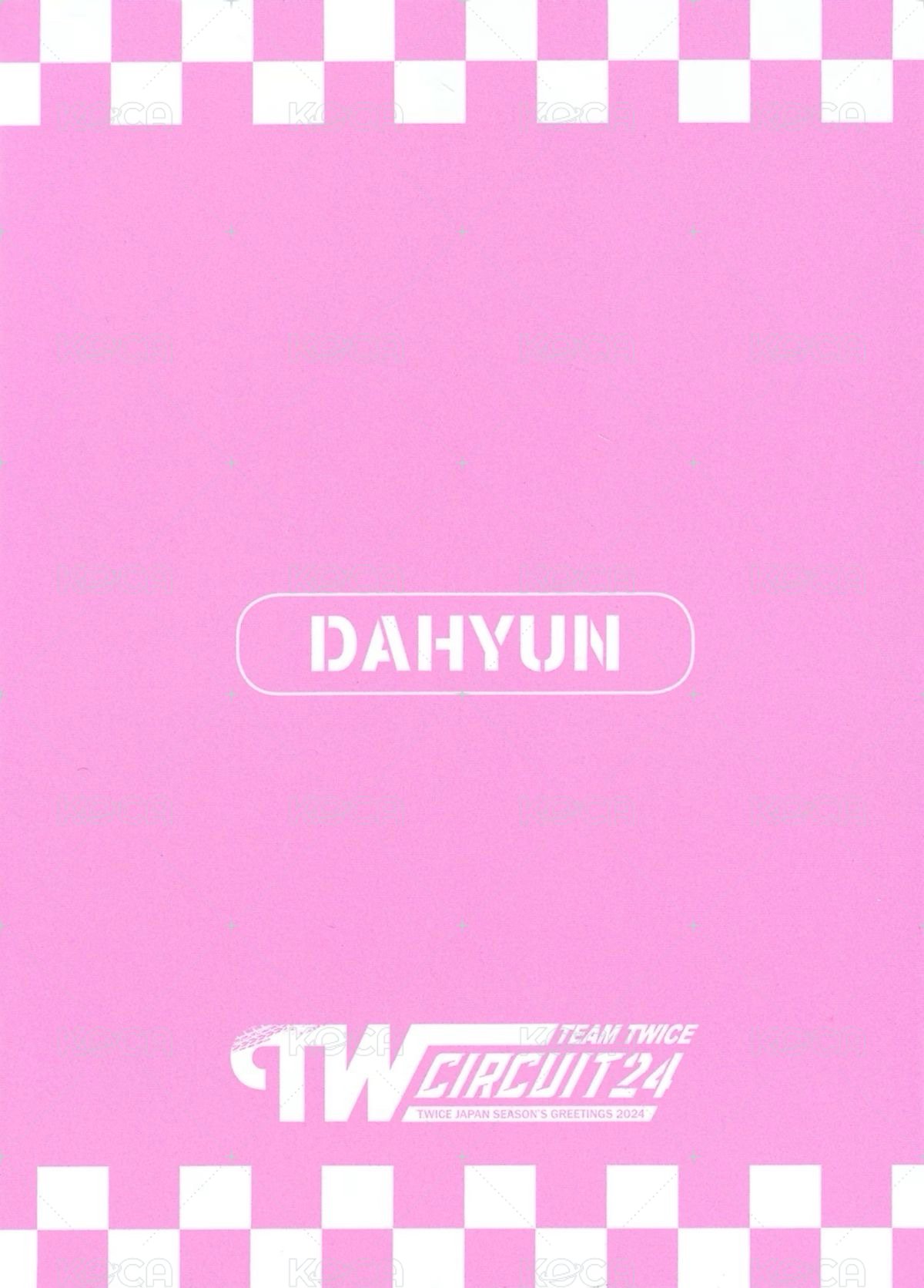 24’JP年曆 會員禮卡  背面