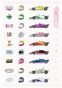 24’JP年曆 貼紙 