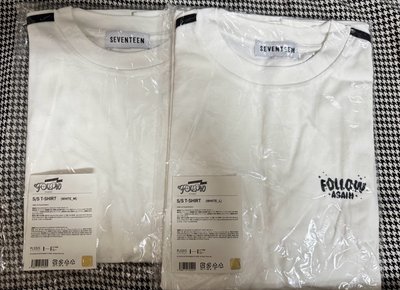 【現貨全新未拆】seventeen follow again 日巡 日本 白T 短袖 上衣 李碩珉同款 演唱會
