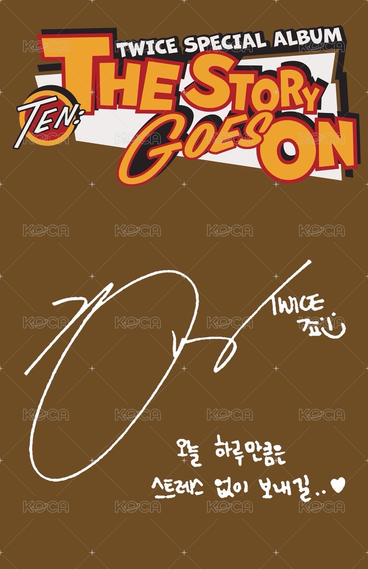 十週年特別專 專輯卡 Cast ver. 背面