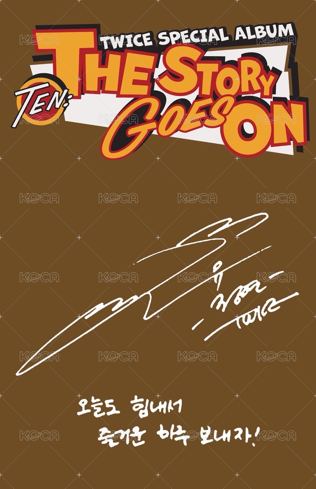 十週年特別專 專輯卡 Cast ver. 背面