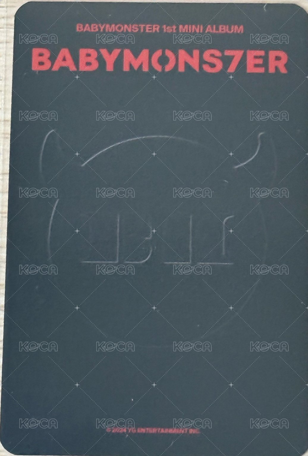 BABYMONS7ER 線下快閃 滿額卡 a1 背面