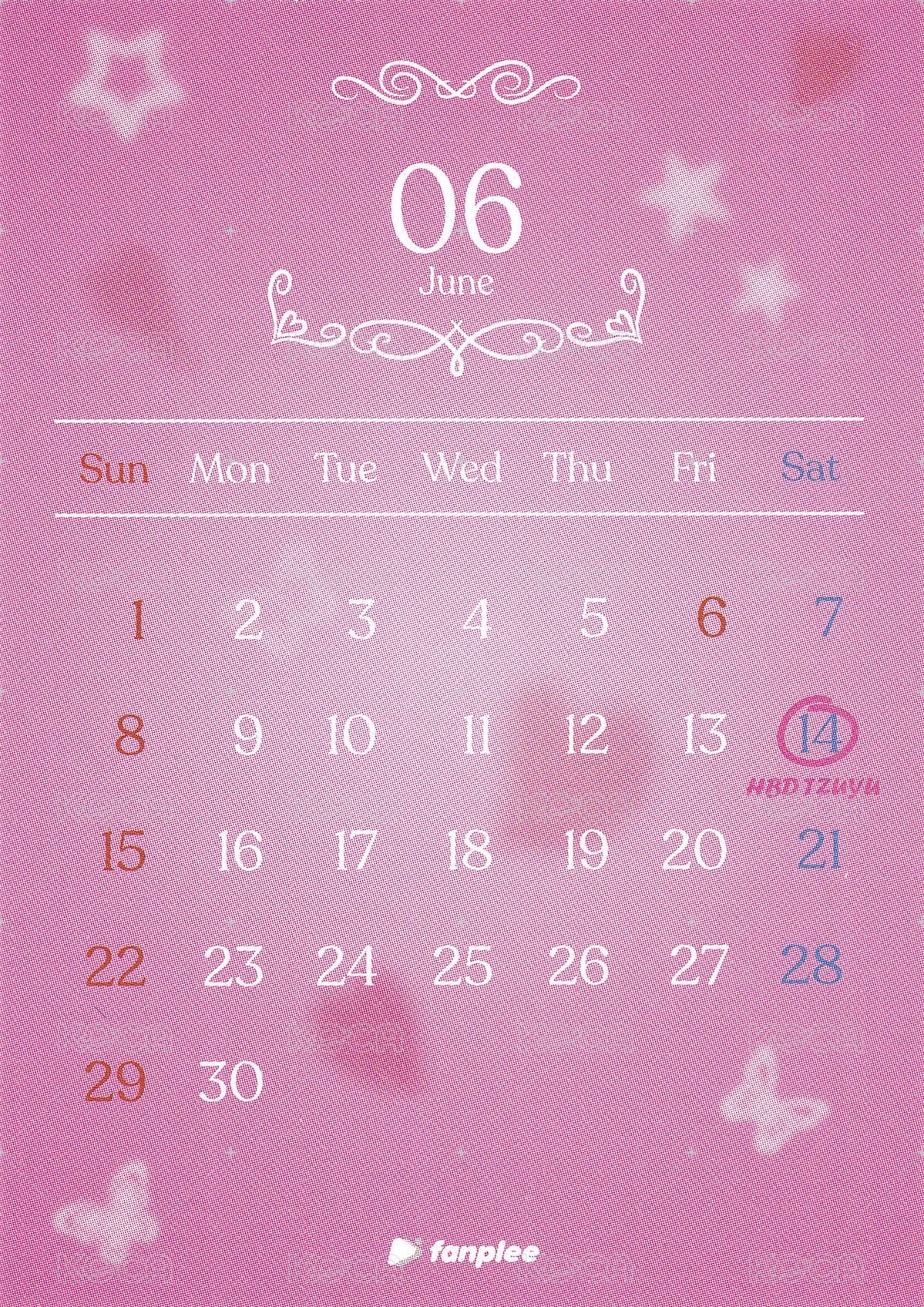 25’年曆 fp 特典卡  背面