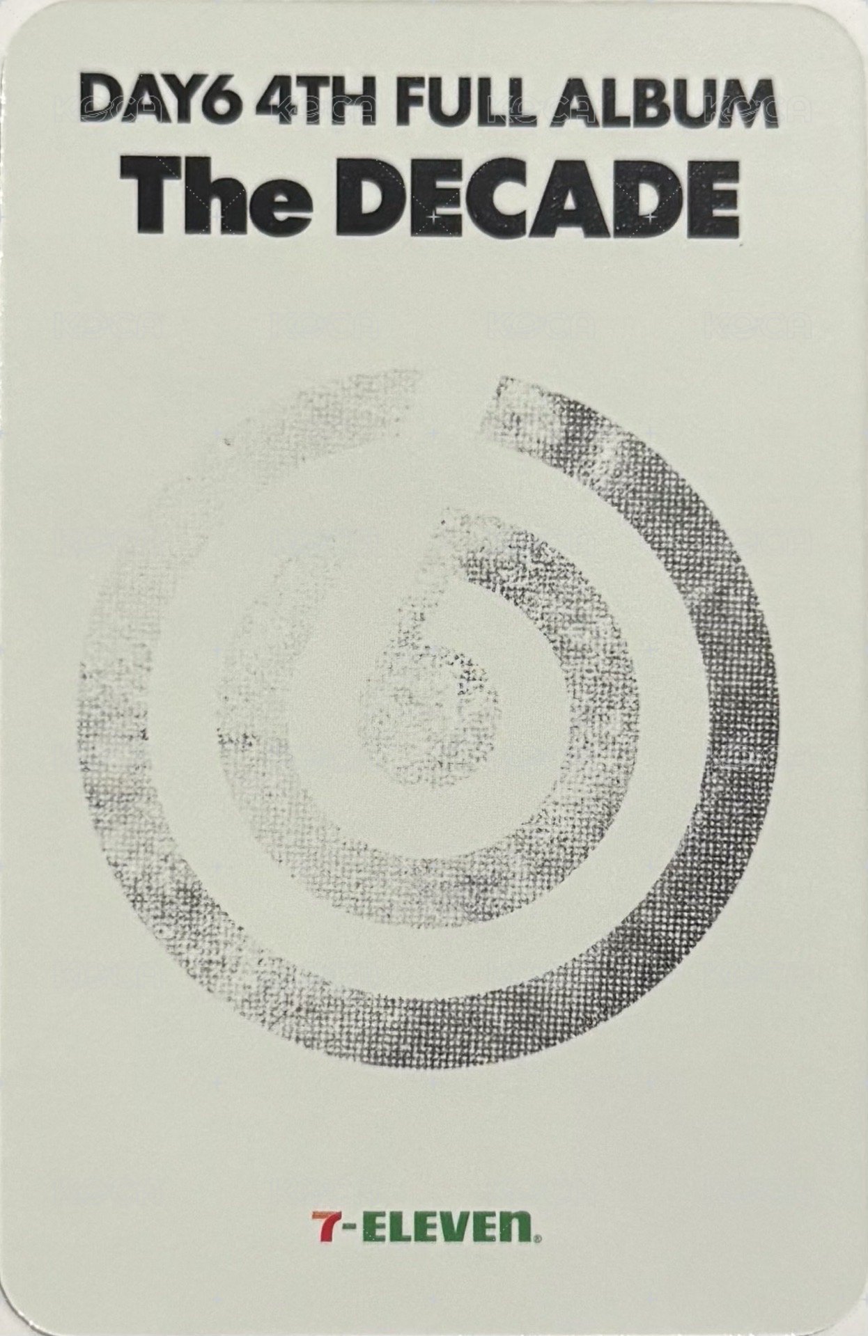 正四 711 幸運卡  背面