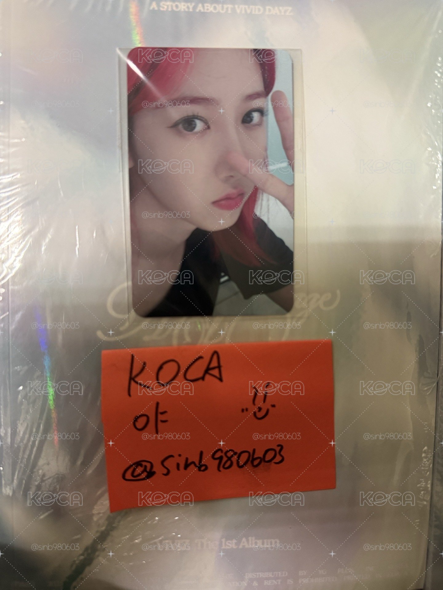 GFRIEND SINB 信飛 生日周邊卡