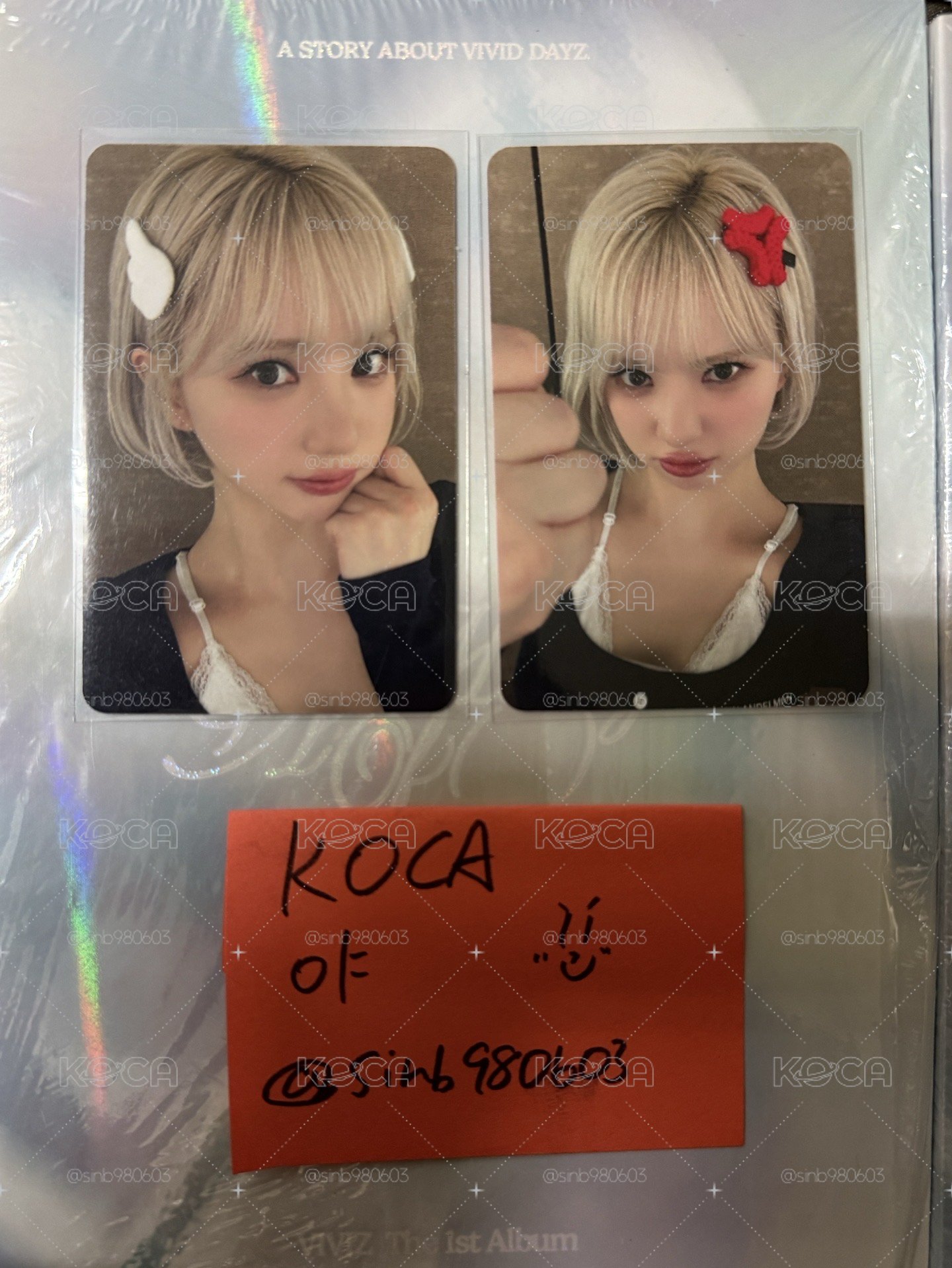 VIVIZ 銀河 EUNHA 正規一特典