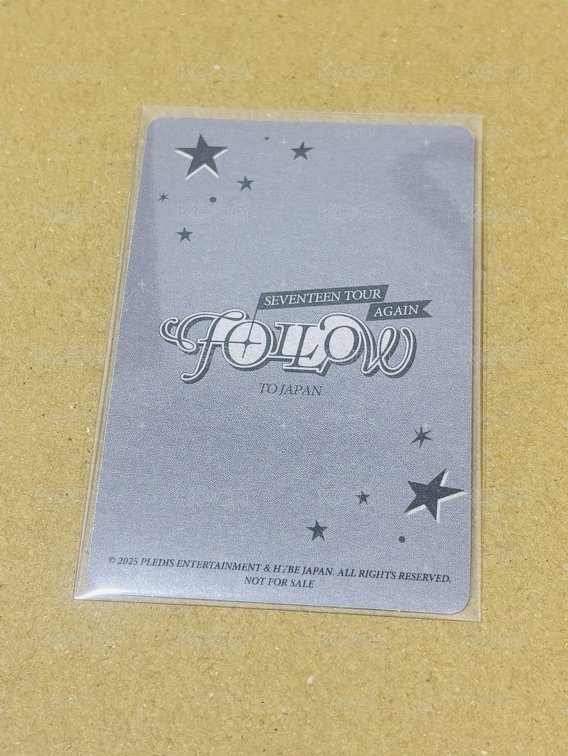 Follow again DVD 小卡