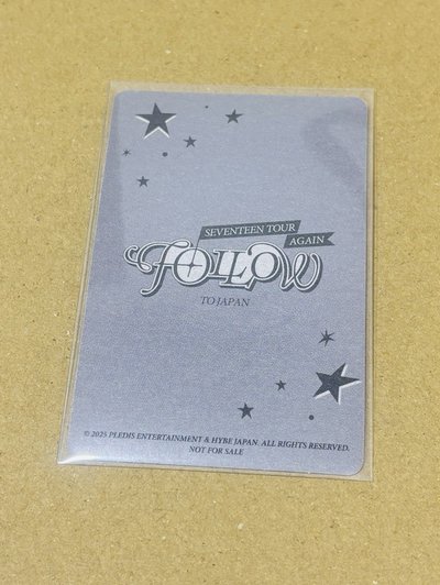 Follow again DVD 小卡