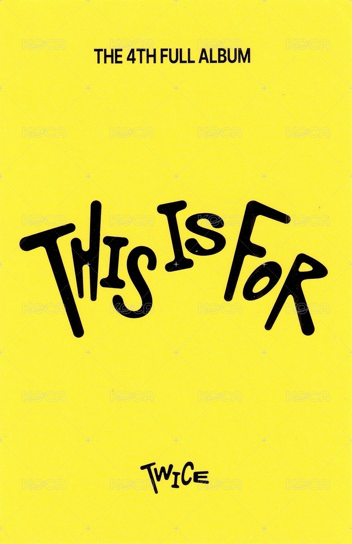 正規四 專輯卡 預購禮 背面