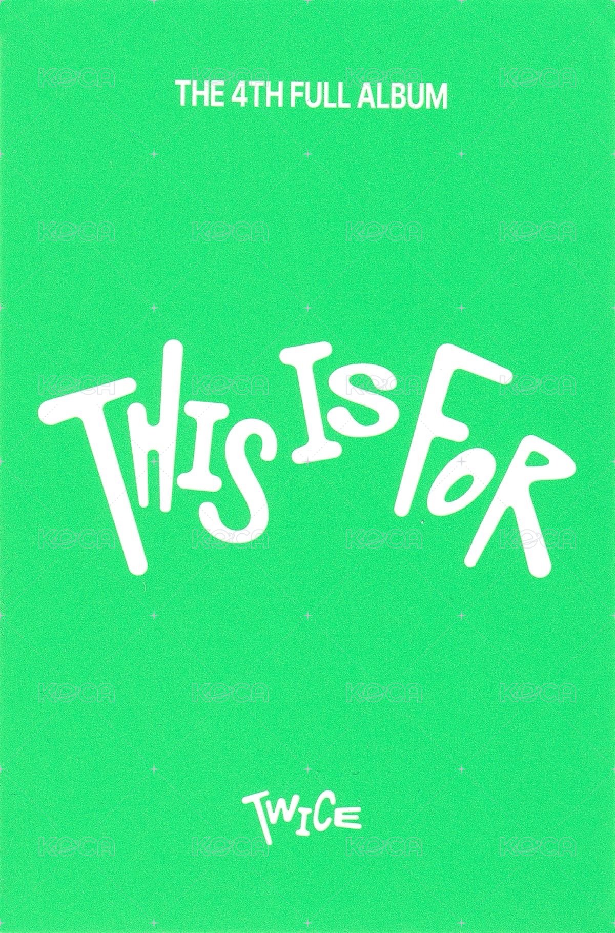 正規四 專輯卡 預售禮 背面