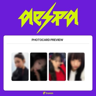 aespa幸運卡預售