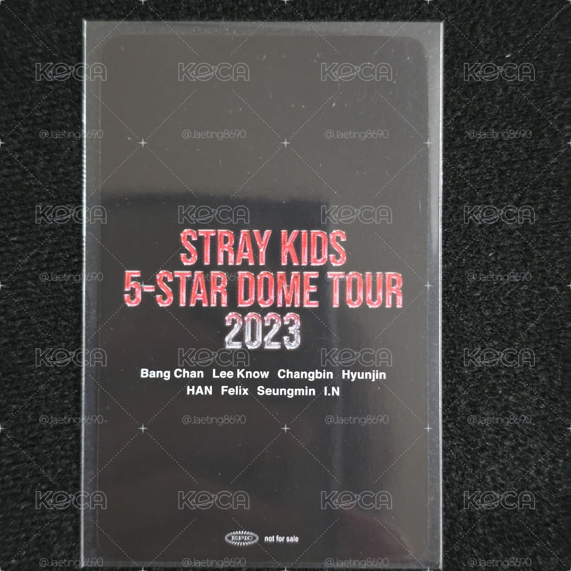Stray Kids 2023 5-STAR DOME TOUR 拍手場限卡🦫 HAN 知城