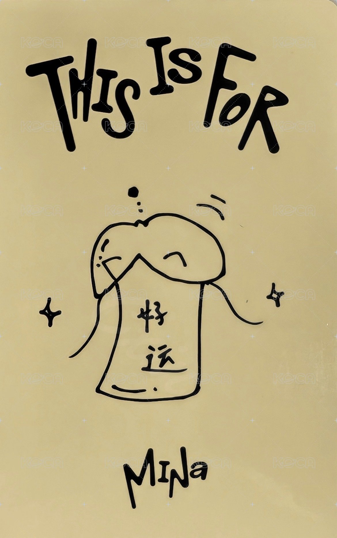 正規四 yzy 幸運卡  背面