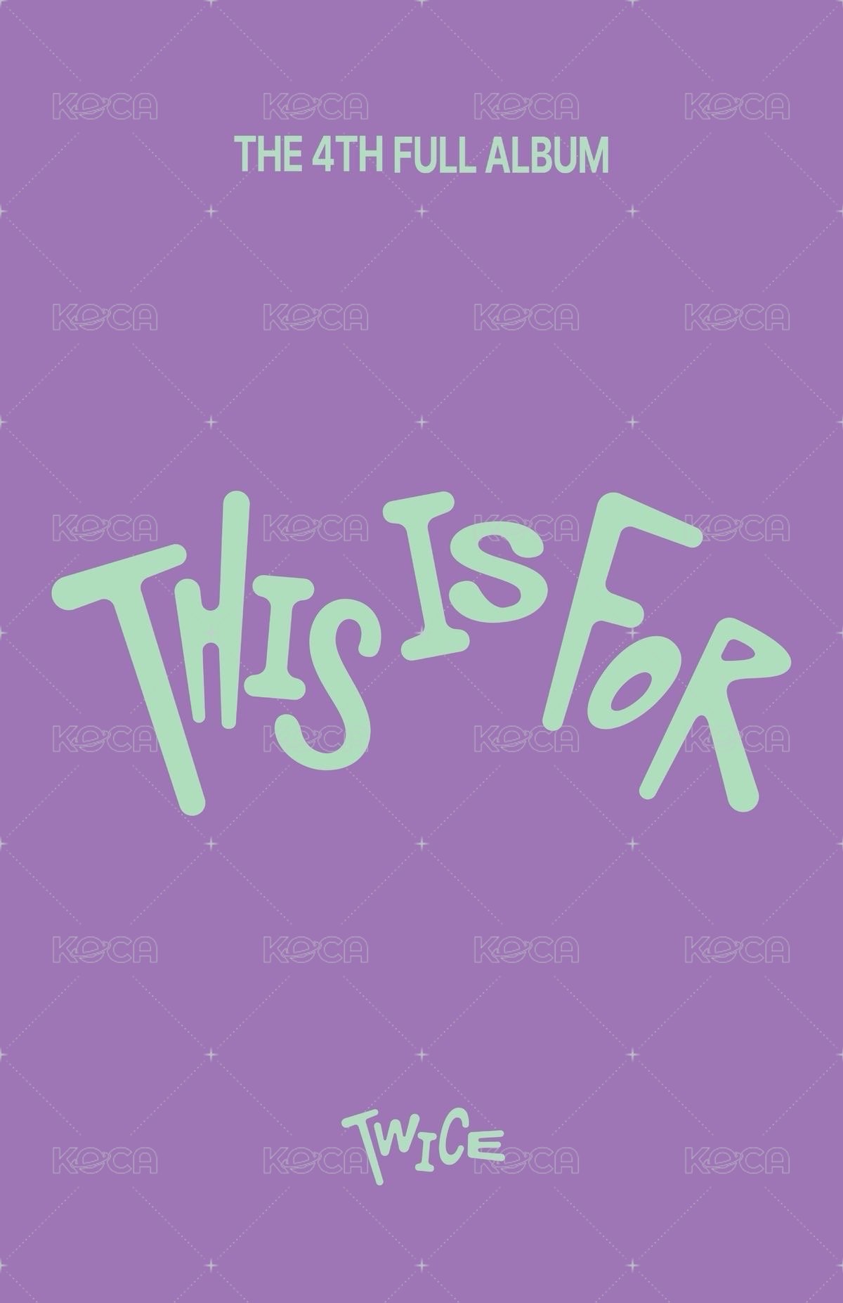 正規四 專輯卡 單封 預購禮 背面